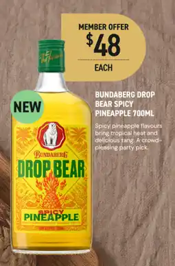 Dan Murphy's Bundaberg Drop Bear Spicy Pineapple offer