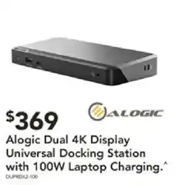 Harvey Norman Alogic Dual 4K Display Universal Docking Station offer