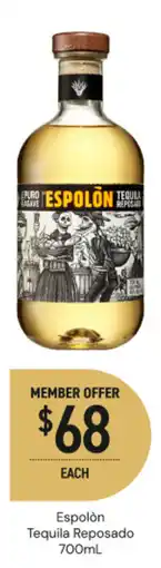 Dan Murphy's Espolòn Tequila Reposado offer