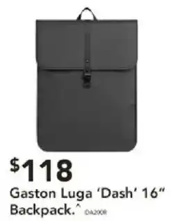 Harvey Norman Gaston Luga 'Dash' 16" Backpack offer