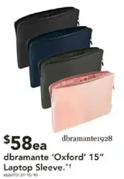 Harvey Norman dbramante 'Oxford' 15" Laptop Sleeve offer