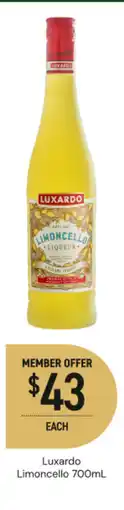 Dan Murphy's Luxardo Limoncello Liqueur offer