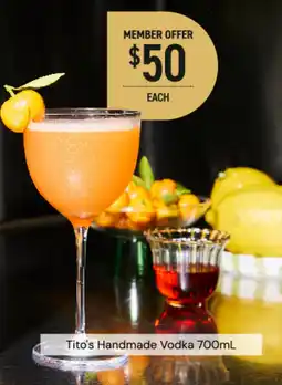 Dan Murphy's Tito's Handmade Vodka offer