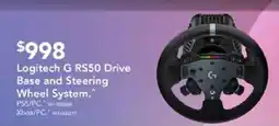 Harvey Norman Logitech G RS50 Drive Base and Steering Wheel System offer