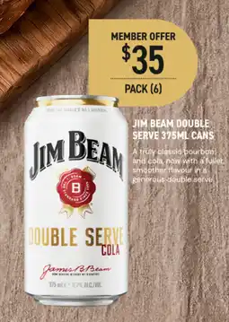 Dan Murphy's Jim Beam Double Serve Cola offer