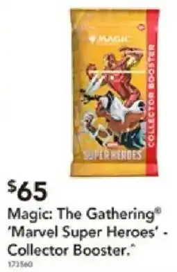 Harvey Norman Magic: The Gathering® 'Marvel Super Heroes' - Collector Booster. offer