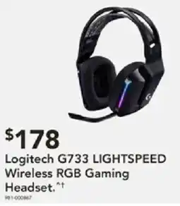 Harvey Norman Logitech G733 LIGHTSPEED Wireless RGB Gaming Headset offer