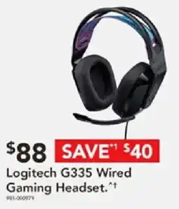 Harvey Norman Logitech G335 Wired Gaming Headset offer