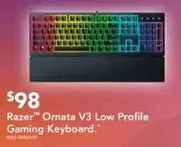 Harvey Norman Razer Ornata V3 Low Profile Gaming Keyboard offer