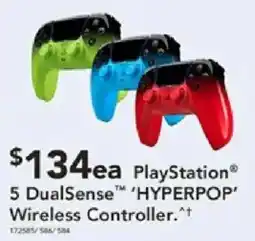 Harvey Norman PlayStation® 5 DualSense™ 'HYPERPOP' Wireless Controller offer