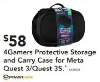 Harvey Norman 4Gamers Protective Storage and Carry Case for Meta Quest 3/Quest 3S offer