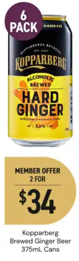 Dan Murphy's Kopparberg Brewed Ginger Beer offer