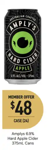 Dan Murphy's Amplys Hard Apple Cider offer