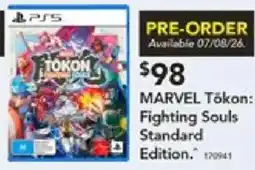Harvey Norman Marvel Tōkon: Fighting Souls Standard Edition offer