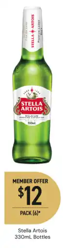 Dan Murphy's Stella Artois 330mL Bottles offer