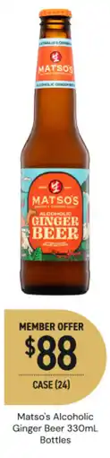 Dan Murphy's Matso's Alcoholic Ginger Beer offer