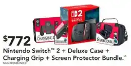 Harvey Norman Nintendo Switch 2 Deluxe Case + Charging Grip + Screen Protector Bundle offer