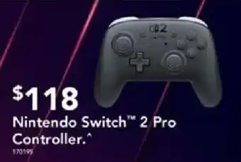 Harvey Norman Nintendo Switch 2 Pro Controller. offer