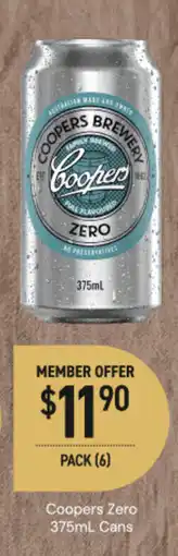 Dan Murphy's Coopers Zero offer