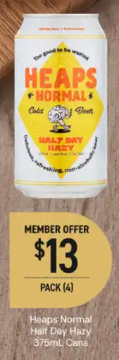 Dan Murphy's Heaps Normal Half Day Hazy offer