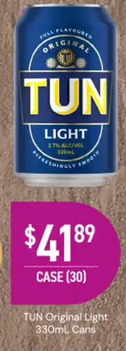 Dan Murphy's TUN Original Light offer