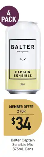 Dan Murphy's Balter Captain Sensible Mid offer