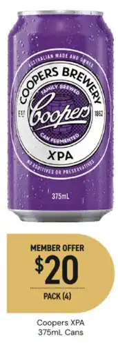Dan Murphy's Coopers XPA offer