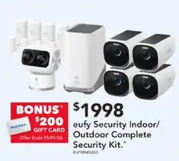 Harvey Norman eufy Security Indoor/Outdoor Complete Security Kit offer