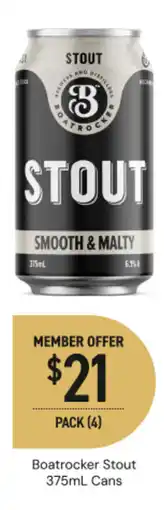 Dan Murphy's Boatroker Stout offer