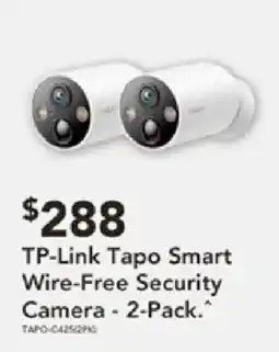 Harvey Norman TP-Link Tapo Smart Wire-Free Security Camera offer