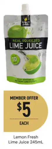 Dan Murphy's Lemon Fresh Lime Juice offer