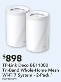 Harvey Norman TP-Link Deco BE11000 Tri-Band Whole-Home Mesh Wi-Fi 7 System offer