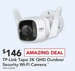 Harvey Norman TP-Link Tapo 2K QHD Outdoor Security Wi-Fi Camera offer