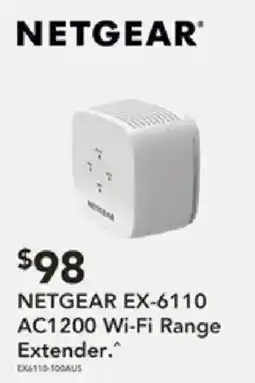 Harvey Norman NETGEAR AC1200 Wi-Fi Range Extender offer