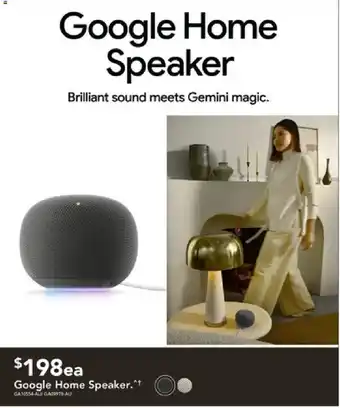 Harvey Norman Google Home Speaker offer