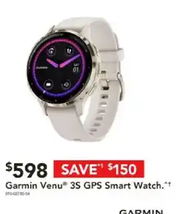 Harvey Norman Garmin Venu® 3S GPS Smart Watch offer