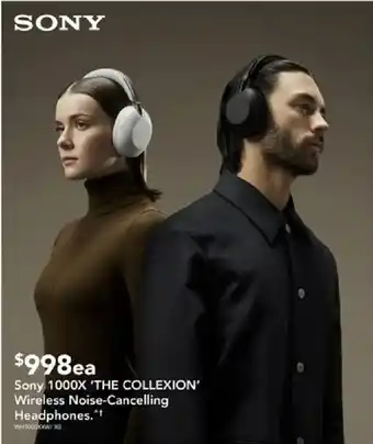 Harvey Norman Sony 1000X 'THE COLLEXION' Wireless Noise-Cancelling Headphones offer