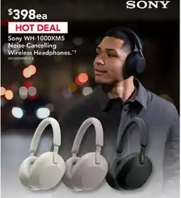Harvey Norman Sony WH-1000XM5 Noise-Cancelling Wireless Headphones offer