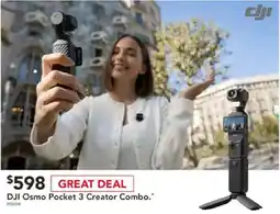 Harvey Norman DJI Osmo Pocket 3 Creator Combo offer