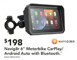 Harvey Norman Navig8r 6" Motorbike CarPlay/Android Auto with Bluetooth. offer