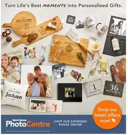 Harvey Norman Turn Life's Best MOMENTS into Personalised Gifts. offer