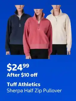 Costco Tuff Athletics Sherpa Half Zip Pullover offer