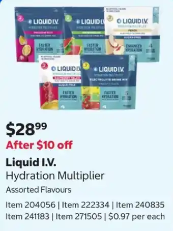 Liquid I.V. Hydration Multiplier Assorted Flavours