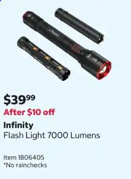 Costco Infinity Flash Light 7000 Lumens offer