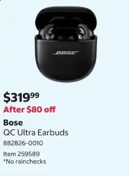 Costco Bose QC Ultra Earbuds offer