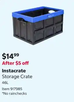 Costco Instacrate Storage Crate offer