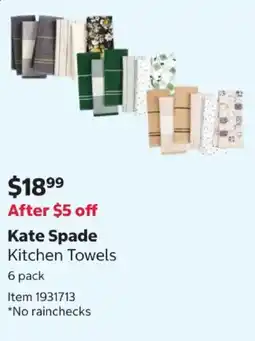 Costco Kate Spade Kitchen Towels offer