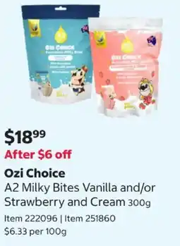 Costco Ozi Choice A2 Milky Bites offer