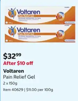Costco Voltaren Pain Relief Gel offer