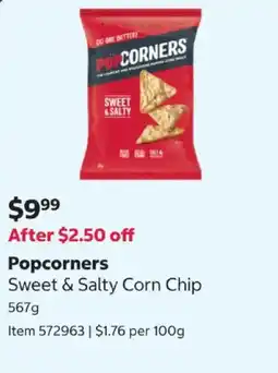 Costco Popcorners Sweet & Salty Corn Chip offer